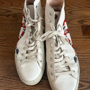 Off white snake major high top sneakers